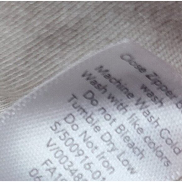 Athleta Ritual Jacket In Abalone Grey Beige Hooded Cropped Full Zip Size S - Picture 13 of 13